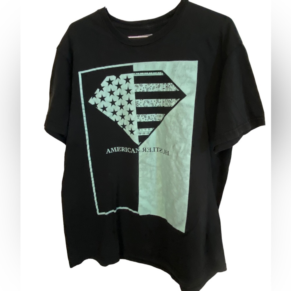 Retro Work Shop Los Angeles American Hustle Black Men’s XL T-Shirt Streetwear